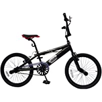 BMX bicicleta BMX Black Phantom color negro ruedas de 20 pulgadas manillar de 360°- 4 peldaños- freno en V bicicleta BMX…